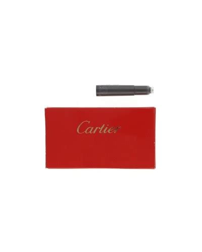 cartier must ballpen refills black|cartier fountain pen cartridges.